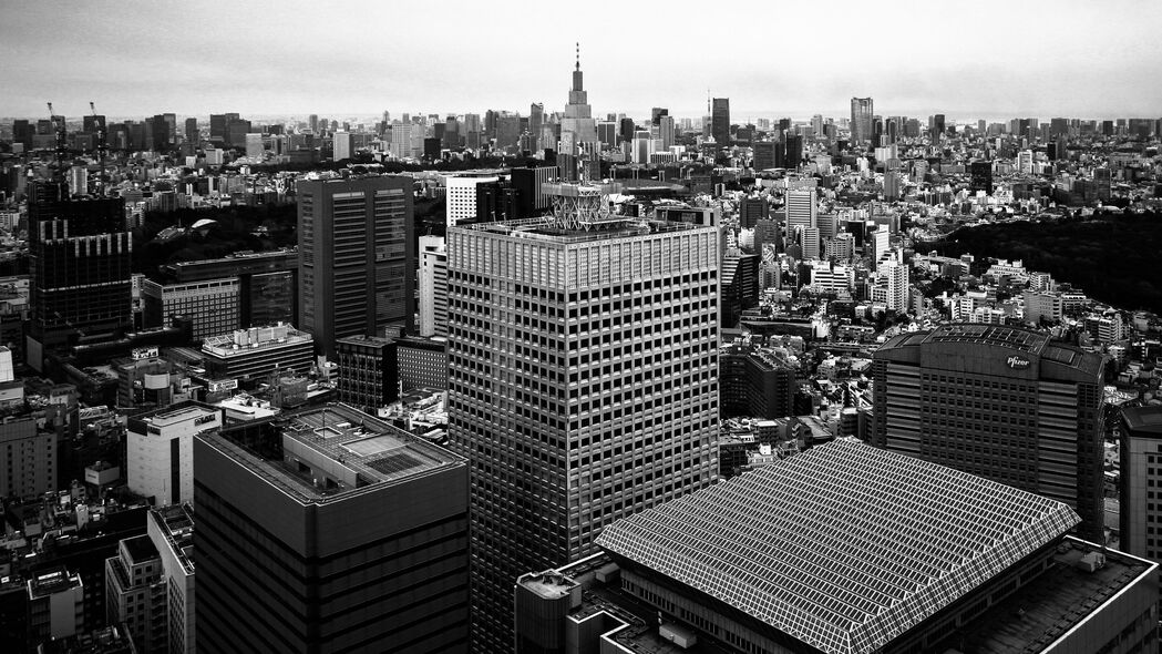 极致建筑美学，黑白4K超高清壁纸（3840x2160），高清下载
