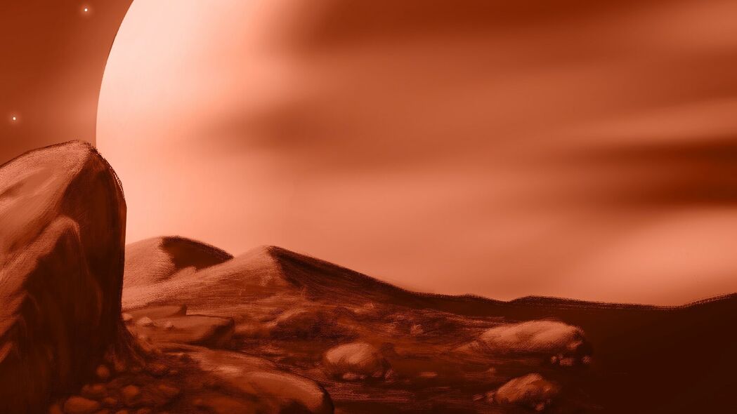 岩石星球之美，高清4K艺术画布壁纸，3840x2160分辨率精美下载