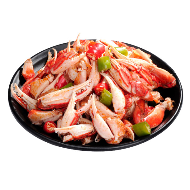 秘制香辣蟹钳蟹腿PNG透明图，高清装饰元素，设计素材一键下载