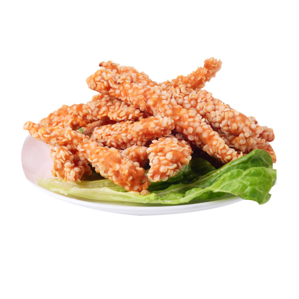 雪花鸡柳PNG透明图片，高清装饰元素，生活用品设计素材下载
