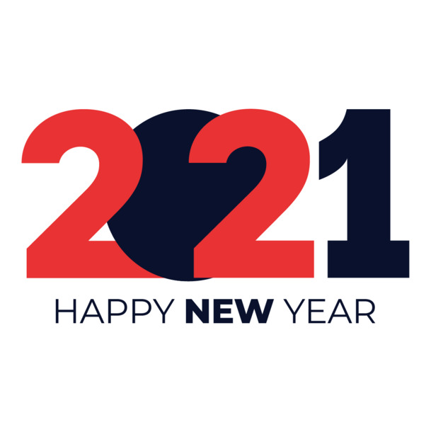 2021新年高清PNG透明图片，连体数字AI设计素材，元旦/春节/元宵节日元素免费下载