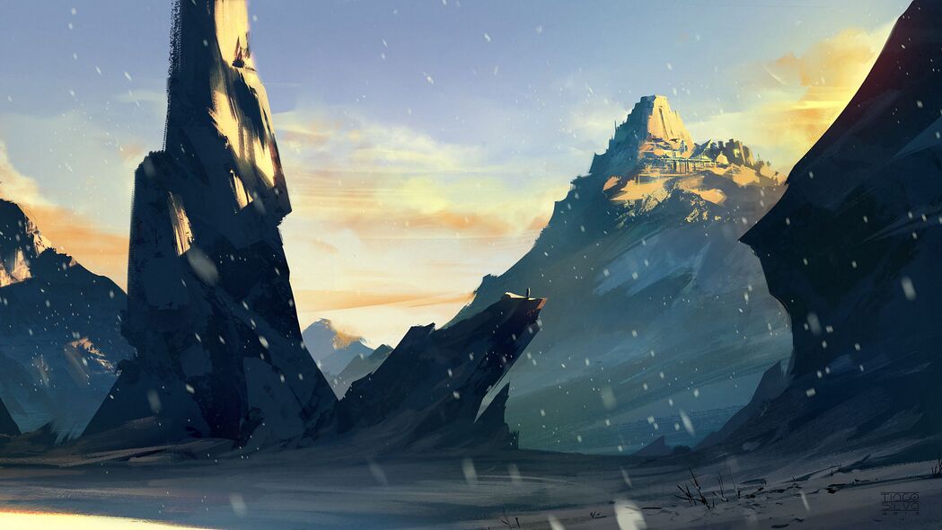 剪影流浪者，摇滚幻想艺术盛宴，精选4K超清壁纸，3840x2160高清下载