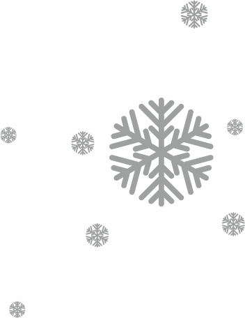 圣诞节矢量雪花PNG透明图片，高清节日元素AI设计素材下载