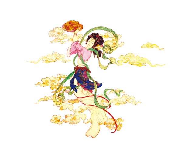 中秋节，嫦娥奔月高清PNG透明图片，节日元素丰富，设计素材一键下载