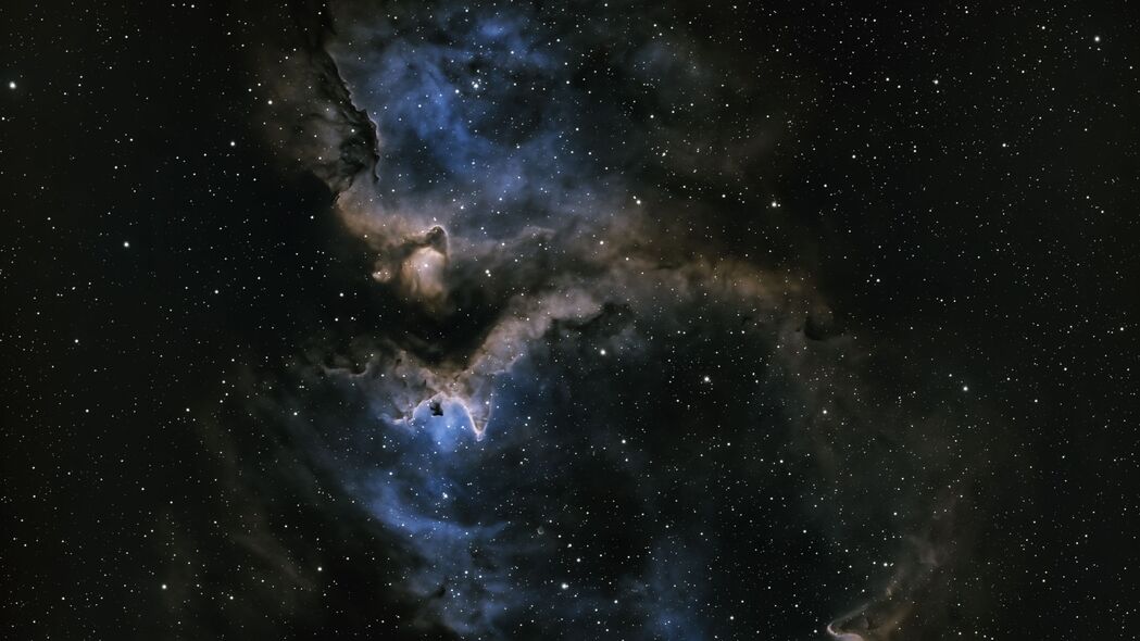 宇宙奇观，恒星闪耀、星云缭绕，高清4K壁纸展现星系之美，3840x2160分辨率，免费下载！