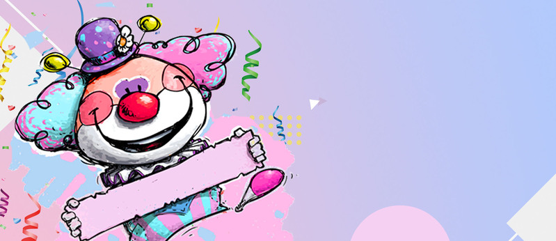 愚人节童趣手绘banner，卡通风格高清JPG/PSD素材下载