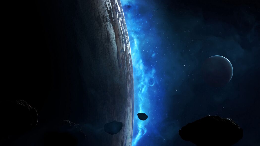 4K超高清太空壁纸，行星陨石小行星精美背景，一键下载