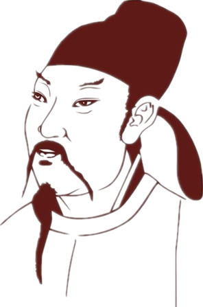 李白诗仙风采，高清PNG透明头像，国风设计素材，一键下载