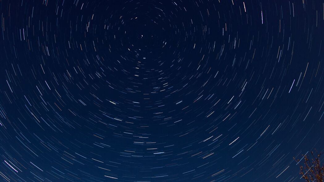 星空机芯圆形4K壁纸，3840x2160高清风景图片，免费下载