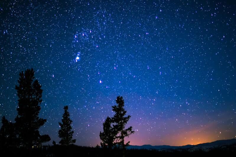 【高清精选】夜晚星空无垠空间JPG图片，专业风景设计素材下载