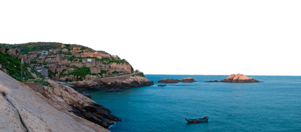 舟山旅游，东极岛绝美风景PNG/PSD设计素材，高清透明背景，一键下载