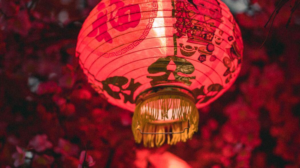 灯笼中文节日4K壁纸，高清3840x2160背景图片，一键下载！