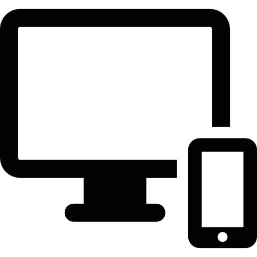PC与智能手机图标集，高清PNG透明免扣素材，AI设计元素下载