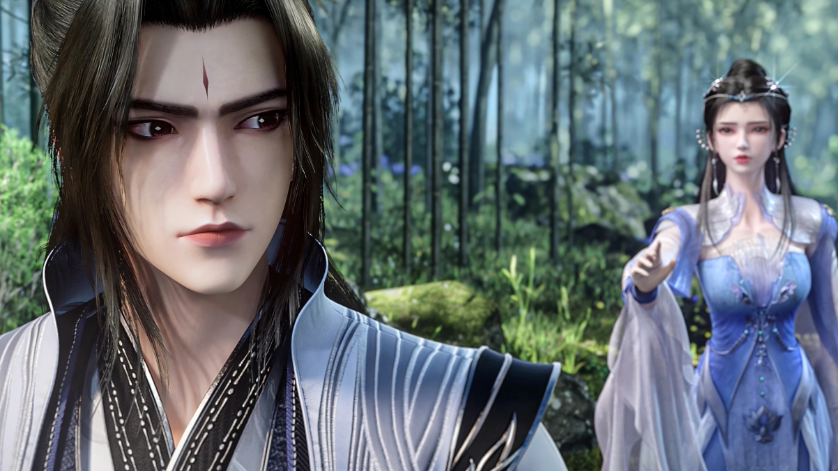 仙逆王林婉儿，绝美4K动画壁纸，高清动漫图片，3840x2160分辨率下载