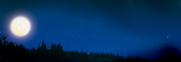 黑天夜空背景PNG透明图片，高清素材，创意banner海报设计必备！