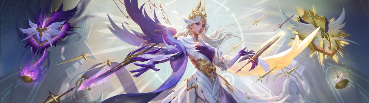 王者荣耀，虞姬神鉴启示录双屏4K壁纸，5120x1440超高清下载