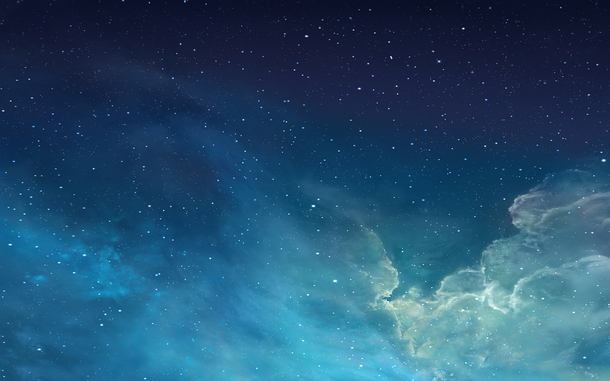 蓝色星空云彩PNG透明背景，高清抽象梦幻设计素材下载