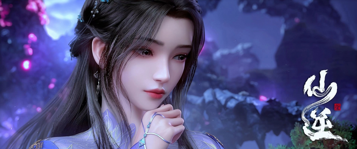 《仙逆》动画版婉儿&李慕婉绝美壁纸，带鱼屏4K高清版，一键下载！