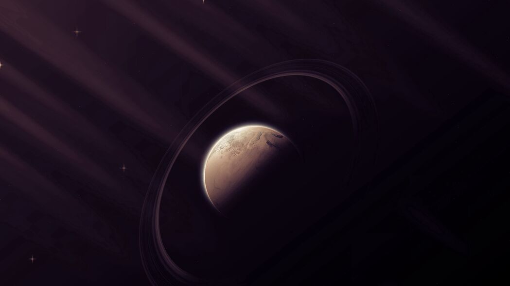 3840x2160超高清行星空间圆球壁纸，精选4K背景图片，一键下载