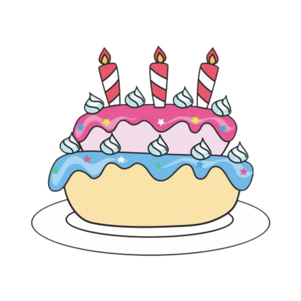 生日蛋糕卡通素材，高清PNG透明图片，节日元素及其他节日设计资源下载