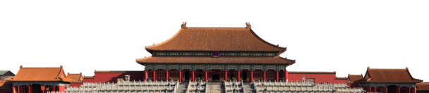 故宫PNG透明图，高清中国风设计素材，一键下载装饰元素