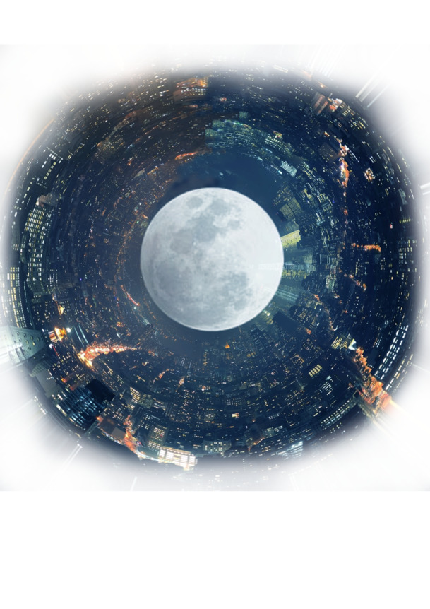 月亮宇宙PNG透明图，高清免扣元素，设计素材一键下载