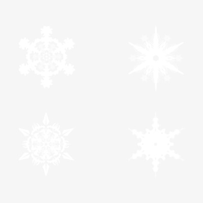 圣诞节雪花元素PNG透明图片，高清下载，节日设计素材精选