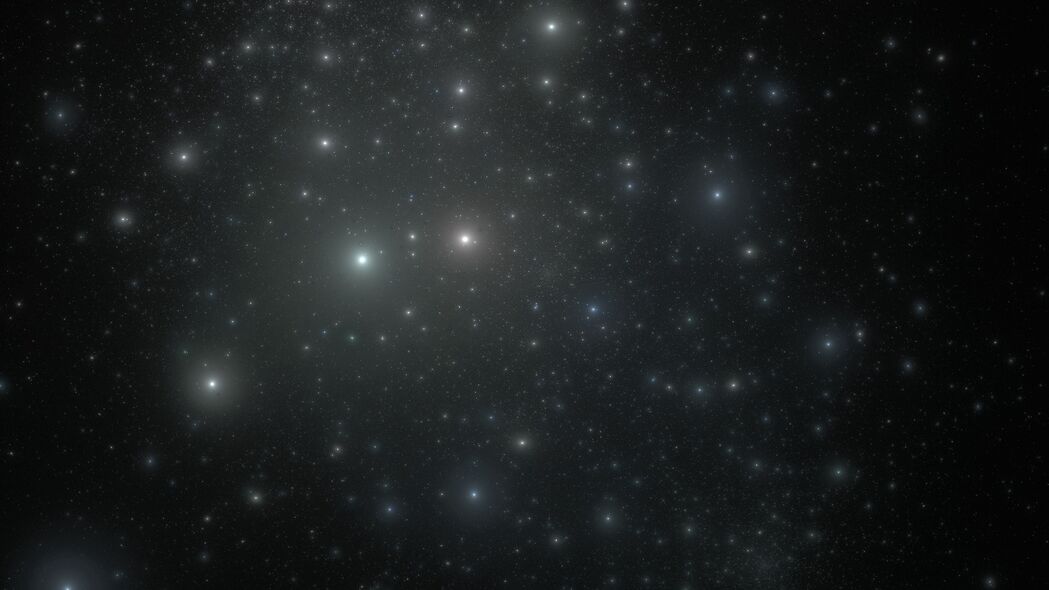 超高清4K抽象星云眩光壁纸，3840x2160黑白光影背景，高清下载