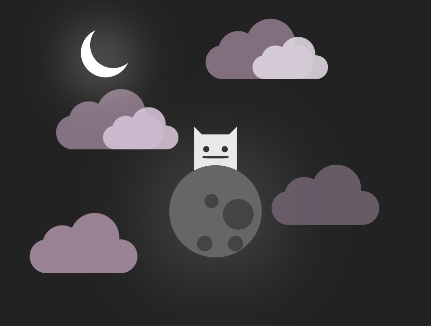 html背景图，太空猫动态壁纸素材