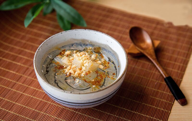 四川冰粉，白凉粉与凉粉美食高清图片，PSD设计素材下载