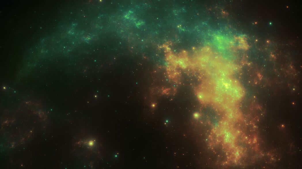 星云幻光，抽象云彩眩光4K壁纸，3840x2160高清背景图片下载