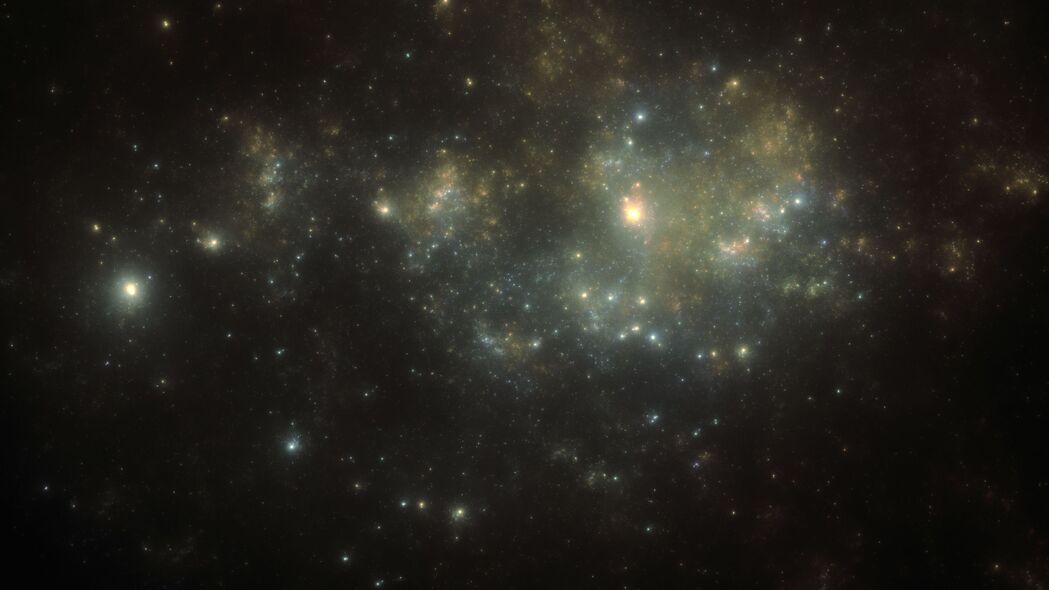 抽象星云眩光分形之美，精选4K高清壁纸，3840x2160超清背景图片下载