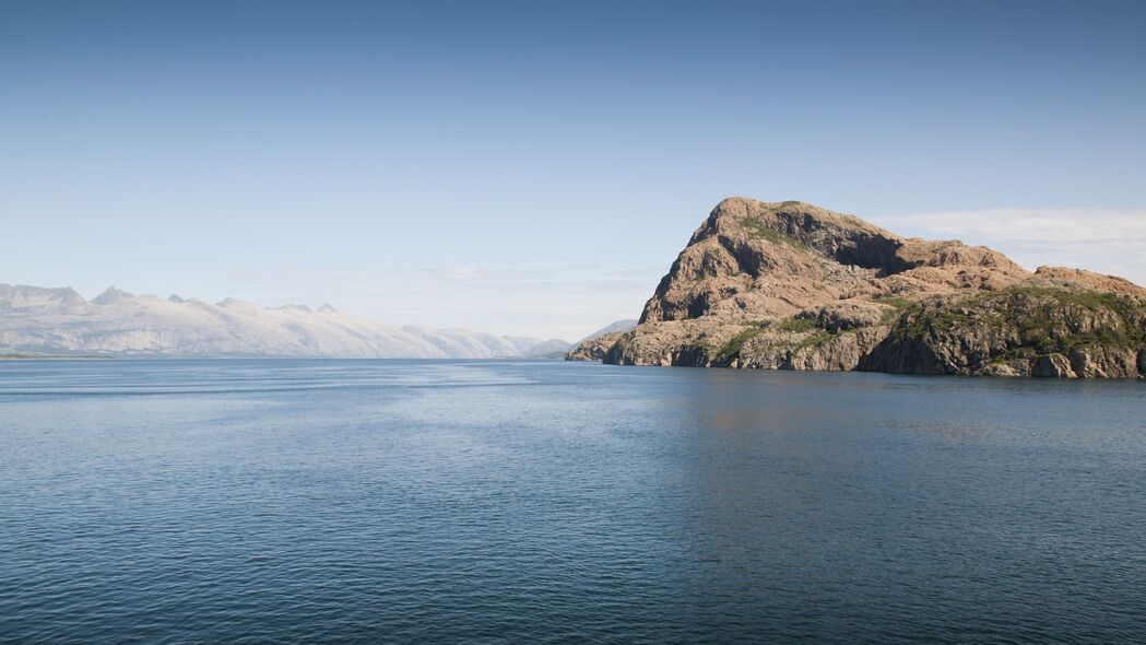 海湾山脉悬崖海岸绝美风景，3840x2160超高清4K壁纸下载