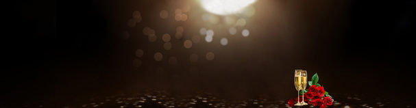 红酒葡萄酒，奢华光晕背景banner，高清PNG透明图片，设计素材下载