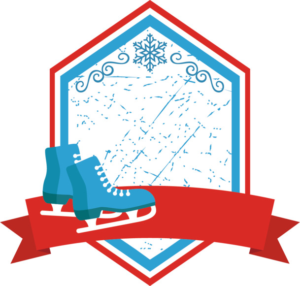圣诞蓝色雪橇PNG透明图，高清AI设计素材，节日元素免费下载