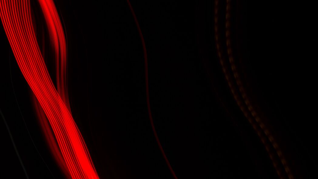 光韵红影，长曝光模糊抽象艺术，超清4K壁纸3840x2160，免费下载