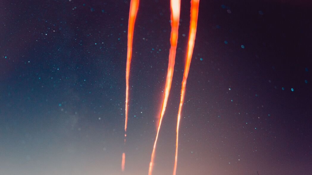 星空火炬光辉照耀，行于璀璨之中，4K超清壁纸，3840x2160高清下载