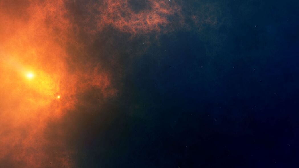 星云宇宙之光，高清4K恒星太空壁纸，3840x2160分辨率，免费下载
