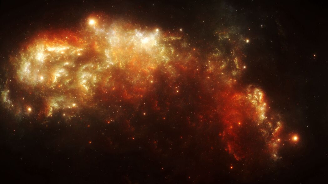 外太空星辰裹尸布，惊艳4K闪亮壁纸，3840x2160高清背景图片下载
