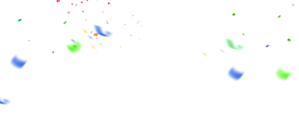彩色炫彩碎片漂浮PNG素材，高清透明图片，几何图形设计元素下载