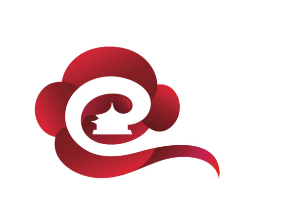 红色祥云Logo图案，高清PNG透明图片，精美装饰元素与花纹设计素材下载