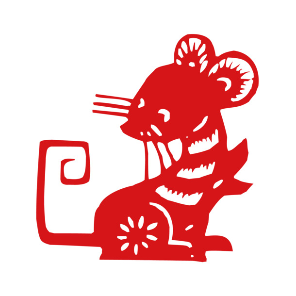 精美十二生肖剪纸矢量图，高清PNG透明素材，中国风装饰元素，免费下载