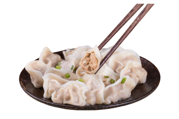 美味饺子元素，高清PNG透明图片，节日庆典素材，元旦春节元宵必备！