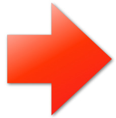 红色箭头PNG透明图片，高清几何漂浮元素设计素材下载