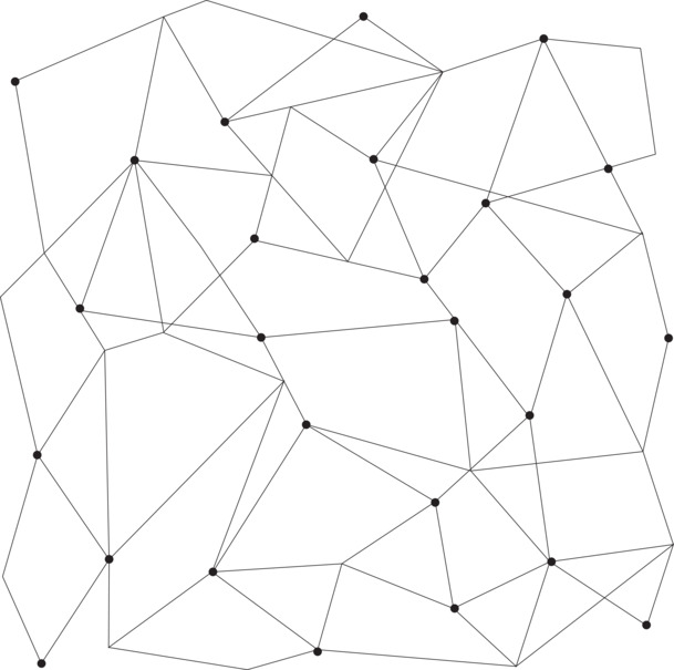 黑色网状线条科技素材，高清PNG透明图片，特效装饰元素，免费下载