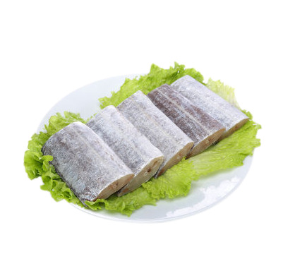 马达加斯加带鱼高清PNG透明图，冷冻海鲜设计素材，生活用品美化元素下载