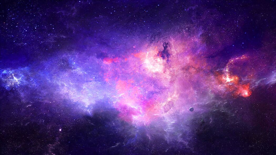 3840x2160超清壁纸，星云星系光辉璀璨，太空美景尽收眼底，高清下载尽在此处