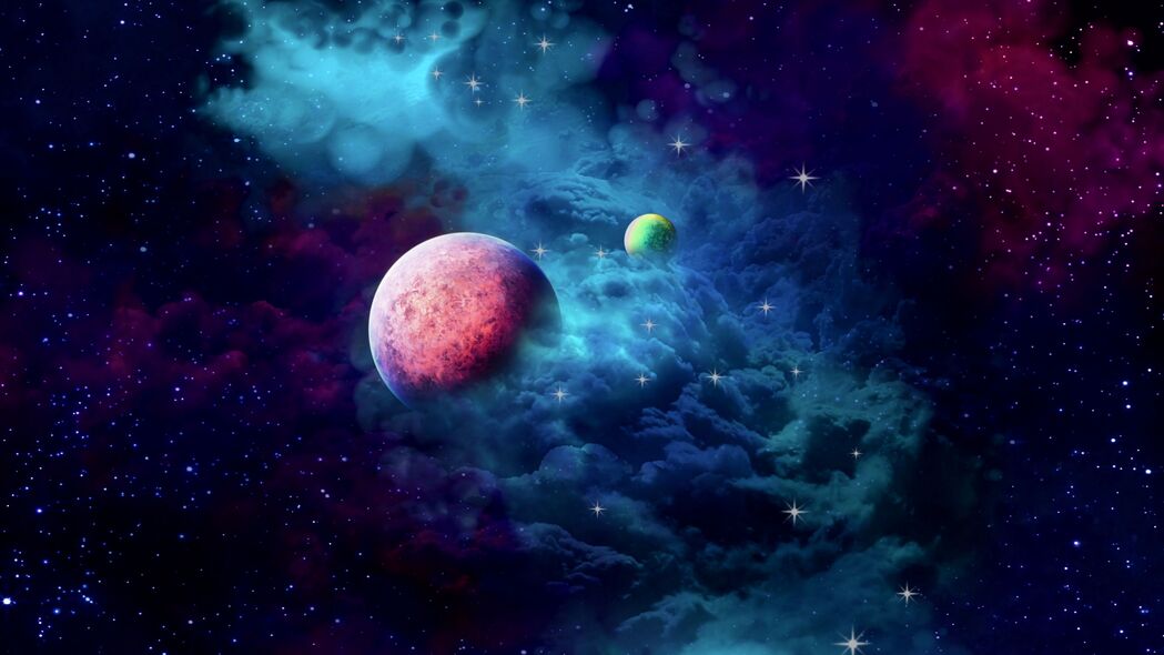 行星星云星系太空之美，3840x2160超高清4K壁纸下载