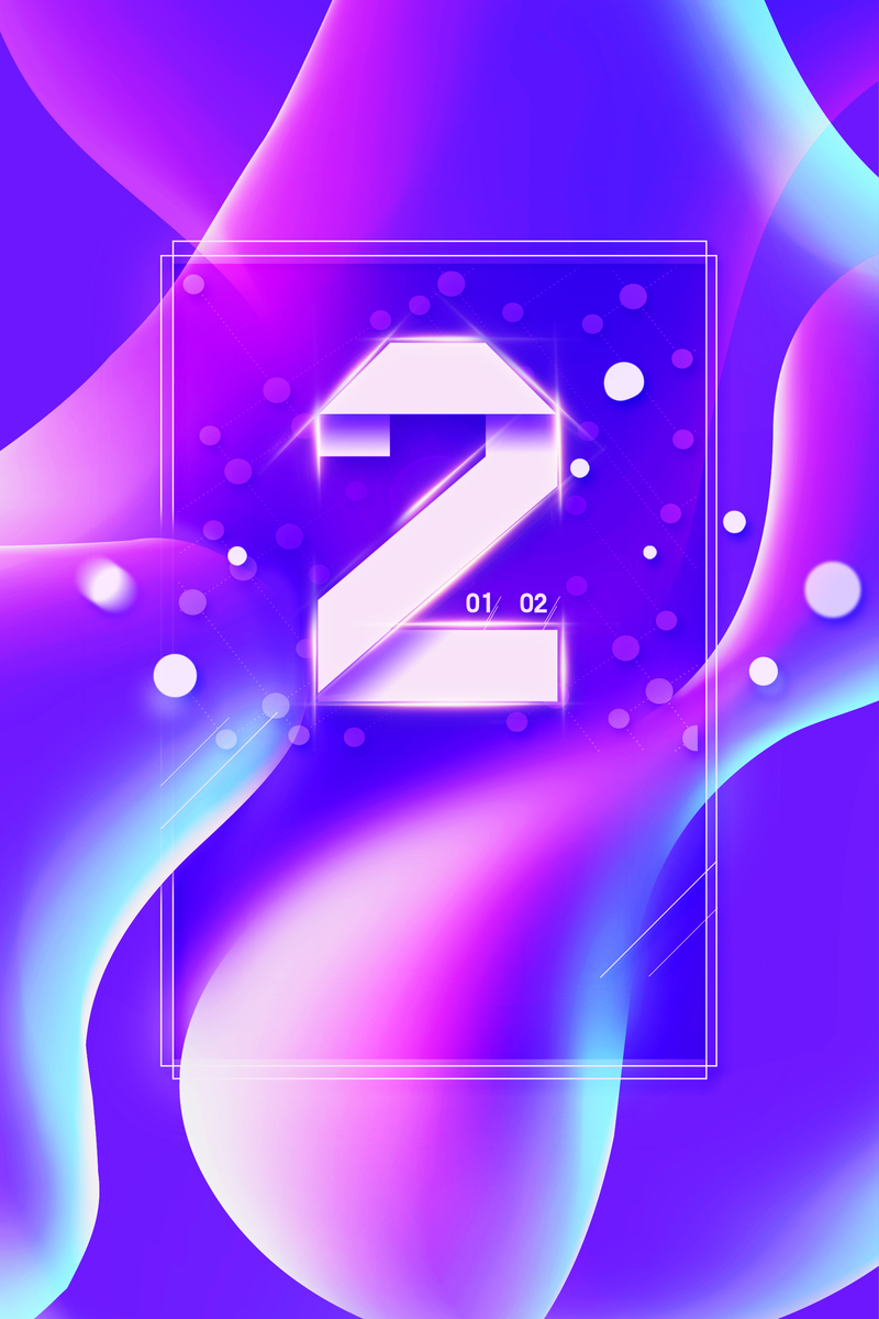 双11狂欢倒计时，几何紫色banner，高清JPG+PSD设计素材免费下载