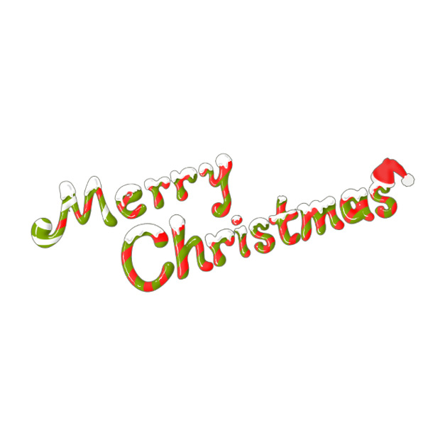 Merry Christmas高清PNG透明图片，节日元素，设计素材下载